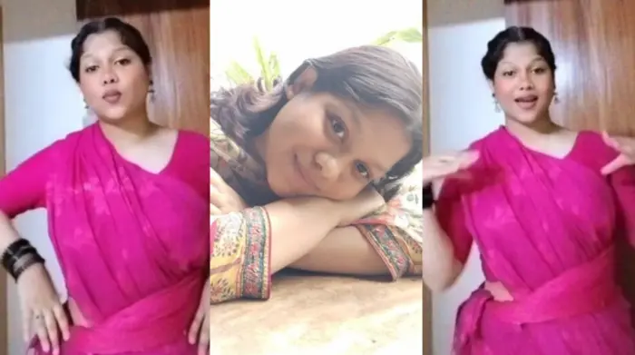 Bangladeshi Tiktoker Showing Fingering