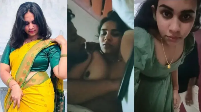 Cute Tamil Girl Romance Kissing Naked in Bed