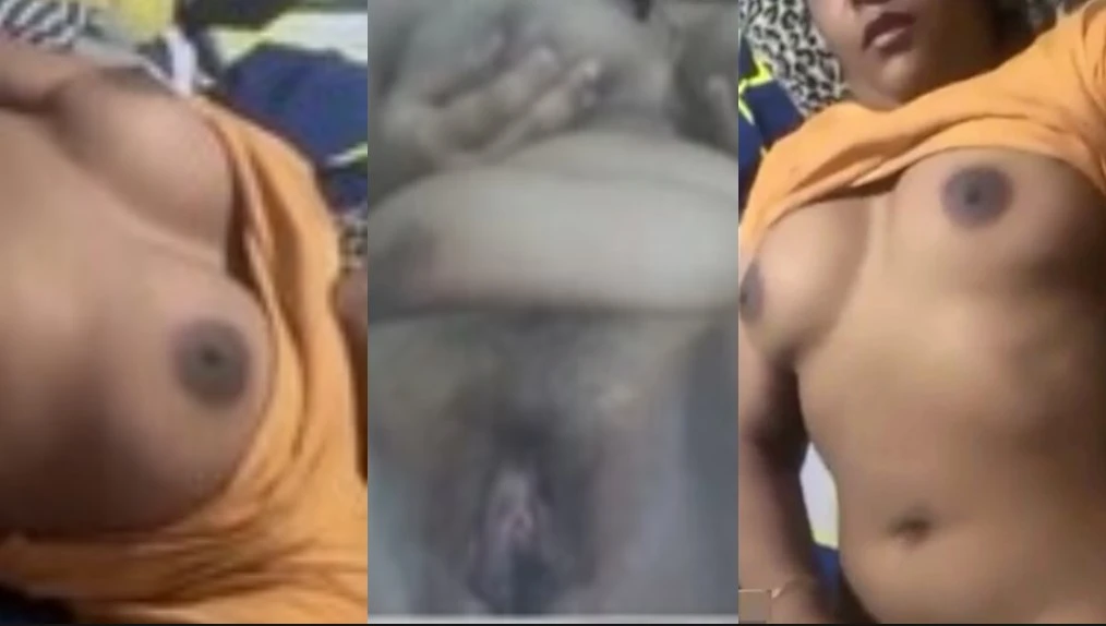 DESI TAMIL HORNY GIRL SQUEEZING BIG BOOBS