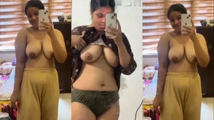Mallu Couple Wife Boobs Giving a Blowjob Video