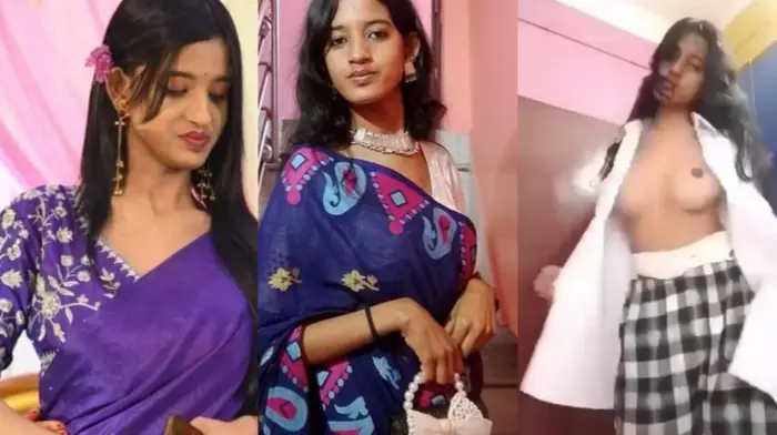 Young Assamese Girl Teasing Boobs & Humping Bottle